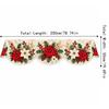 Impact-resistant Christmas Fireplace Scarf Stain-resistant Christmas Table Banner  New Year