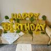 Silver/Gold Birthday Letter Balloon Set Suitable for Birthday Party Decoration, Anniversary, Shower (Multiple Colors Available)