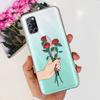 For OPPO A52 Case OPPOA52 CPH2069 A 52 Flower Phone Case Fashion Transparent Silicone Soft TPU Back Cover For OPPO A72 A92 Coque