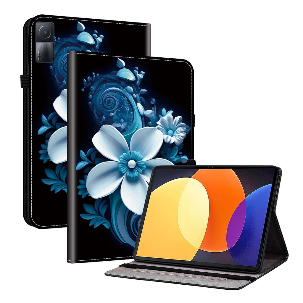 PU Leather Tablet Case for Xiaomi Redmi Pad - 11 Styles! Durable, with 2 Stand Slots, Pencil Holder & Card Slots, Flexible TPU Back Cover