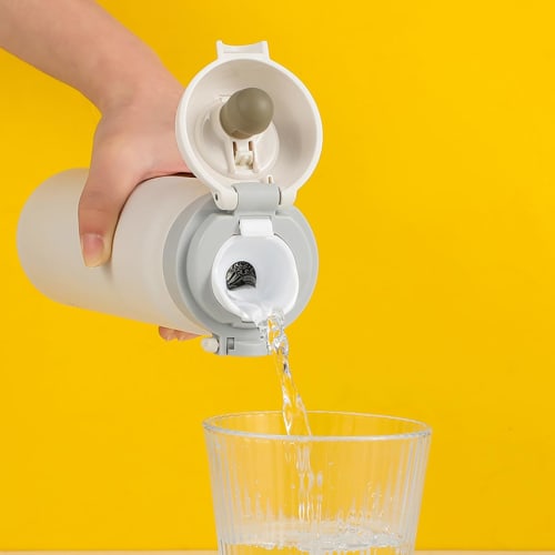 Snoopy Thermos Cup, Vacuum Insulated Stainless Steel Water Bottle, Keeps Drinks Hot or Cold, Cute, Large Capacity, Portable, Direct Drinking, Easy To