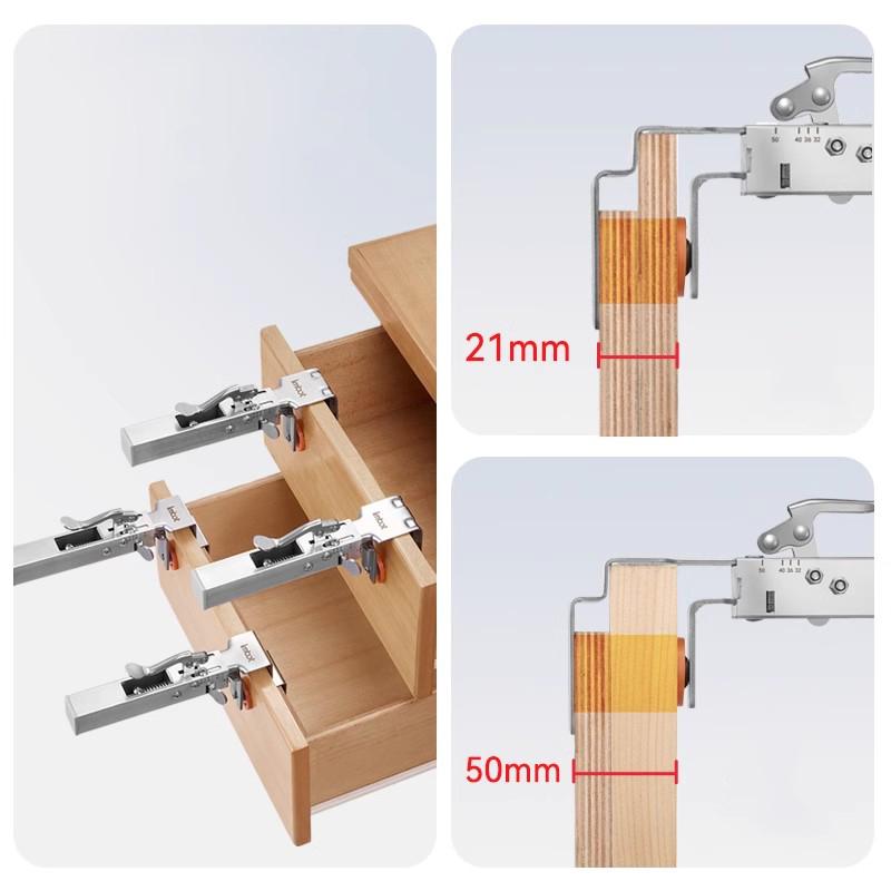 Fast Press Drawer Clamp, Panel Adjustable Telescopic Woodworking Special Installation Panel Auxiliary Fixed Clamp Holder