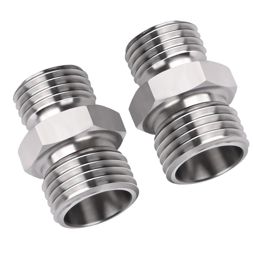 2 stk M14 til M16 Slangekobling Egnet for AGT Liten Gravemaskin Hydraulikkslange Gjengekobling