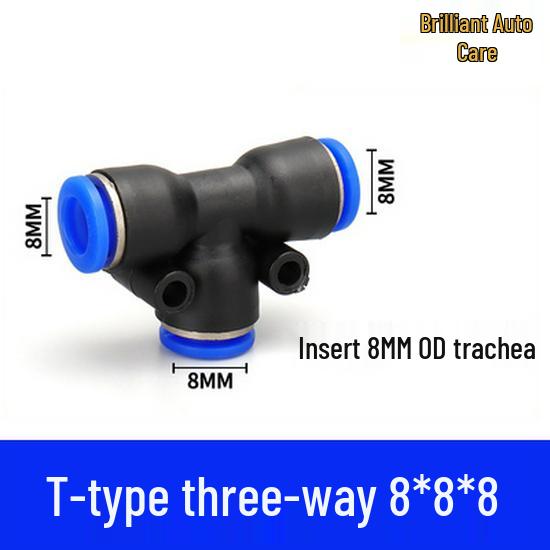 Telescopic Air Hose Set: 8mm/6mm Coil Tube, Scissor Lift Spring, Cylinder Connector Fittings