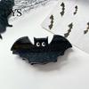 Cute Glitter Hair Barrettes Halloween Claw Clip, Headdress, Acrylic Bat Pumpkin Cool Decorations Black Cat Spider Ghost Pattern Accessories for Women