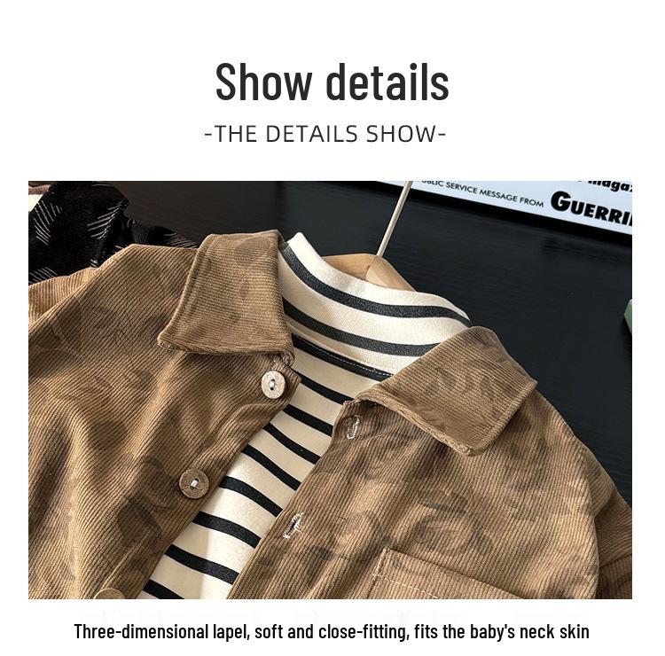 New Kids' Striped Long Sleeve Cardigan Top