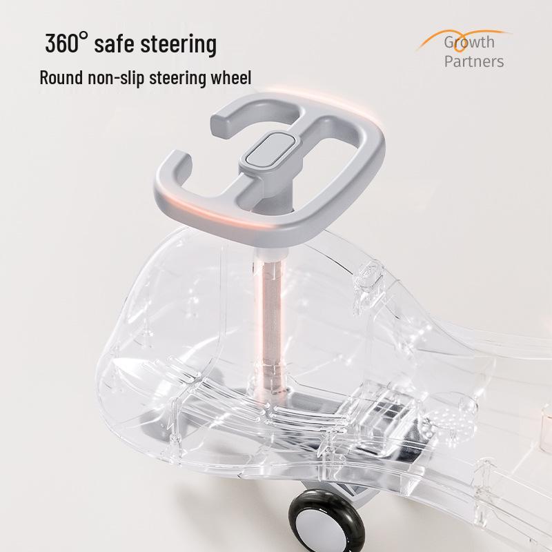 Children's Anti-Rollover Twist Car Scooter, Ages 1-18