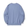 Li Ning Vital Series Sports Fashion Solid Color Crew Neck Pullover Sweatshirt Unisex Sweatshirt Muted-Gray-Blue AWDU329-1