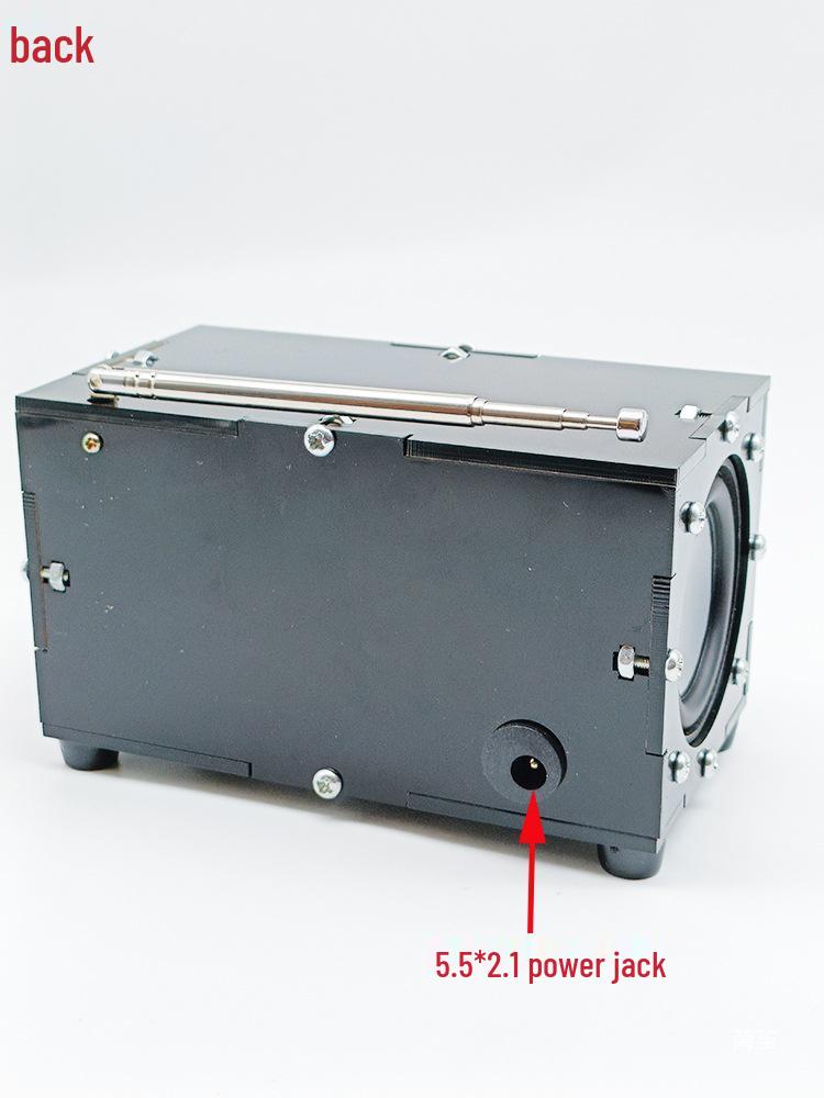 Bluetooth-Enabled DIY FM Radio Kit with Power Indicator and TFT/U Disk Support