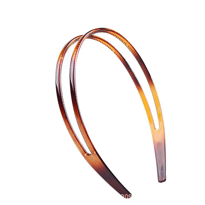 Korean Multi-Layer Non-Slip UV Gloss Headband with Teeth - High-End Hair Accessory.