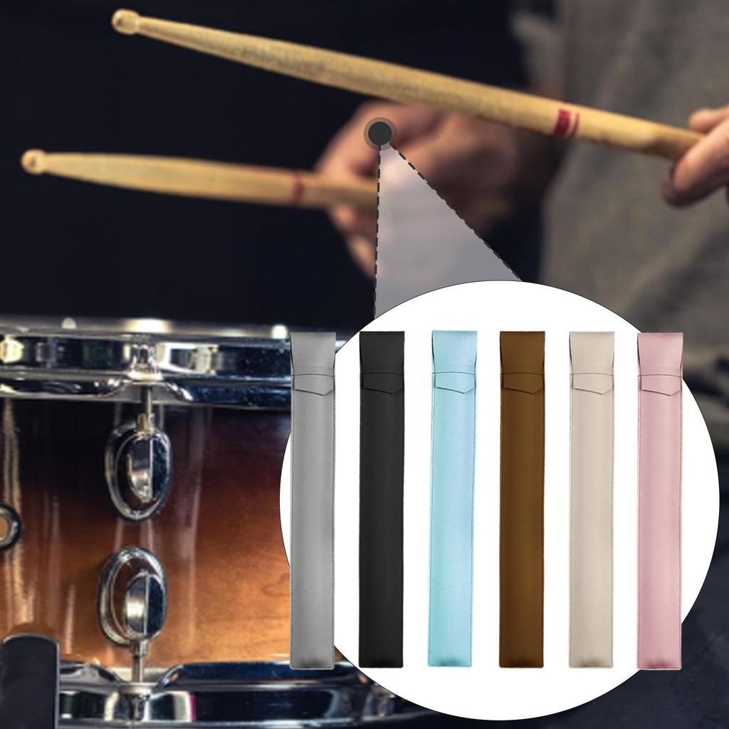 Drumstick Storage Bag Protector Portable Drum Accessory Sleeve Carrying Case for Club Practicing Birthday Outdoor Household