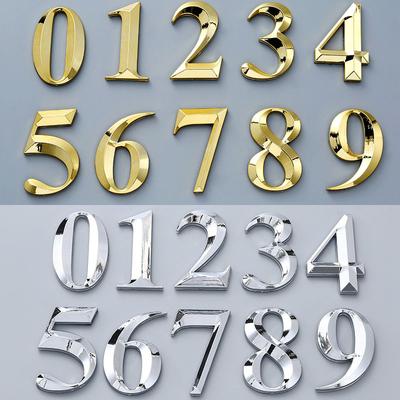 Sign Door Address Modern Number Digits Sticker Party Number Plate Home Living House Hotel