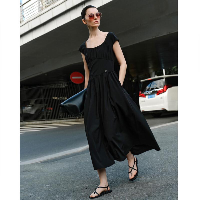 Giovanni Valentino Summer Square Neck Midi Dress XL