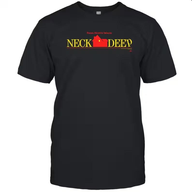 Neck Deep Home Alone Black Tee Unisex T-Shirt XXL