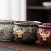 Jian Relief Gold Bull Zhan Ceramic Change Master Jun Kiln Large Kung Fu Personal Tasting Tenmoku Glaze Tea Cup
