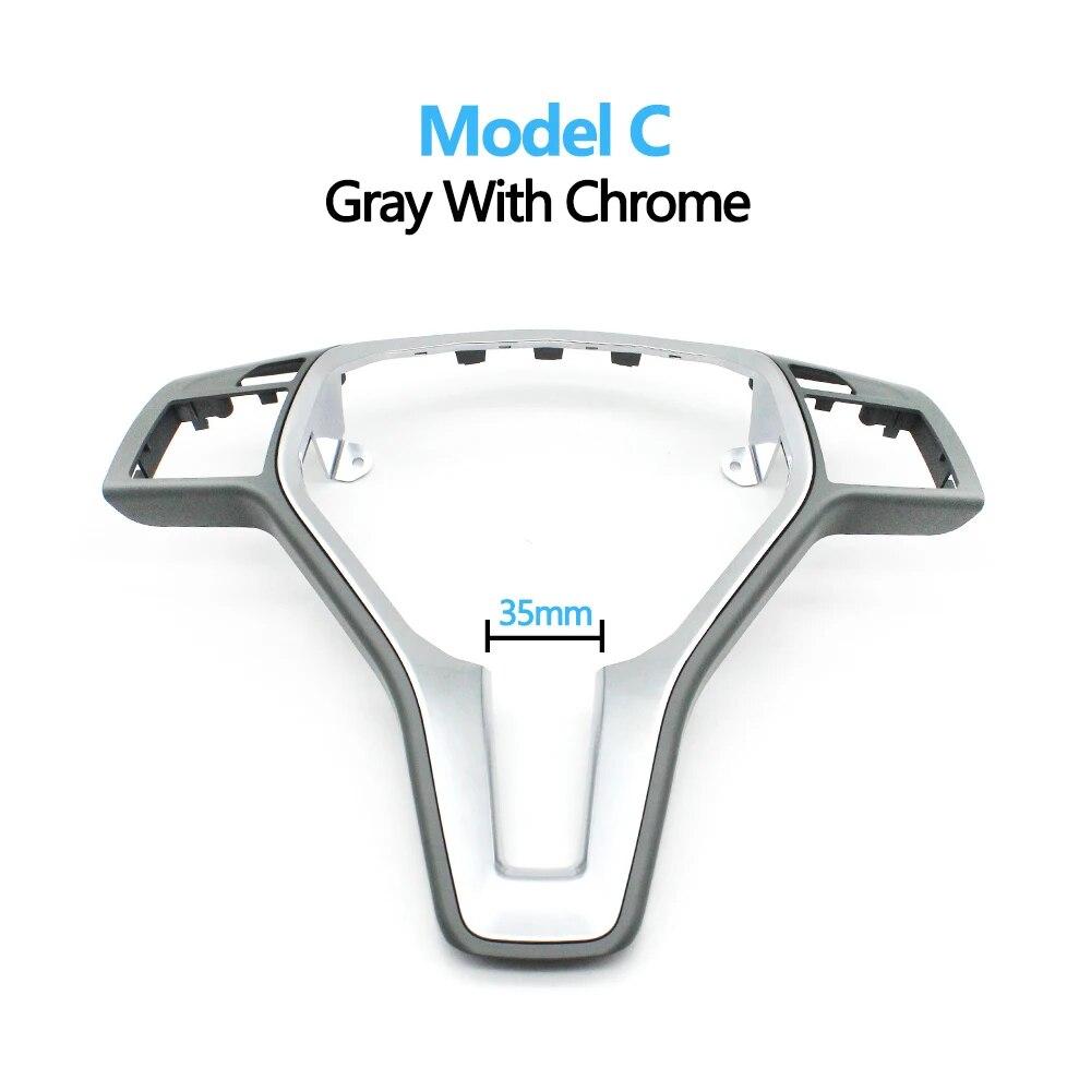 Car Steering Wheel Outer Frame Chromed Cover Trim For Mercedes BENZ C E GLK CLS Class W176 W246 W204 W212 GLK204 W156 W117 W218