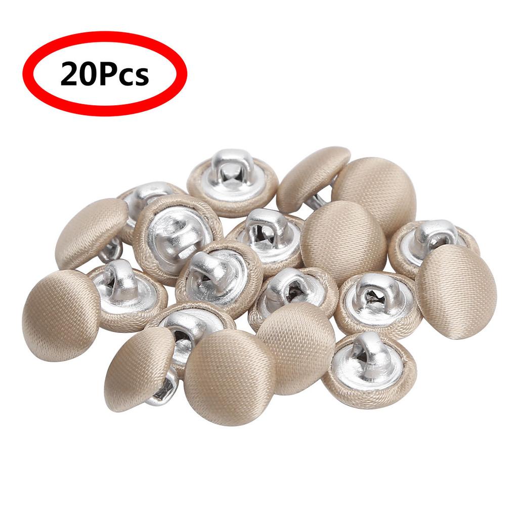 20Pcs/Lot Satin Covered Button Wedding Dress Coat Windbreaker Button DIY Accessories