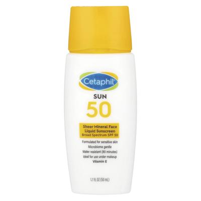 Protetor Solar Facial Líquido Mineral Shea, FPS 50, 50ml(1.7Fl Oz)