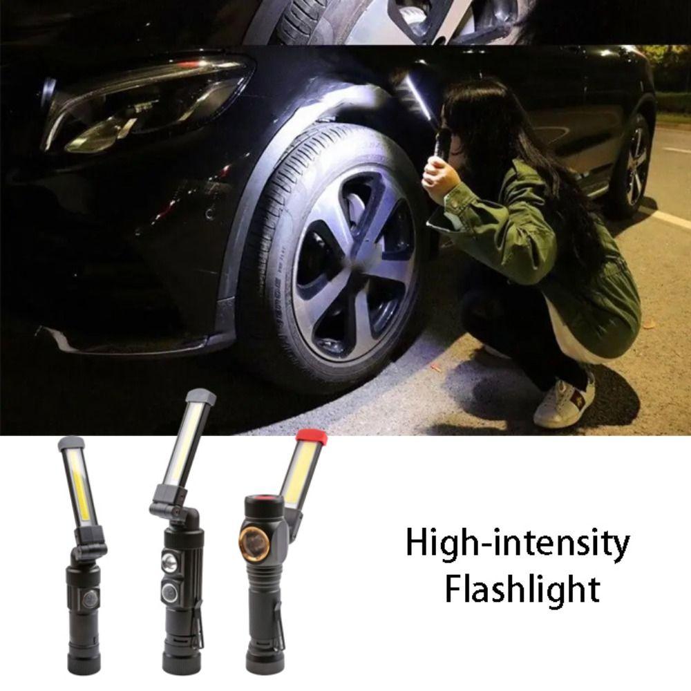 Portable Folding Portable LED Work Light 360° Magnetic Point Magnetic Tail Light Maintenance Work