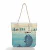 Wal-Mädchen Druck dickes Seil Einzel-Schulter Strandtasche 7271 CLE