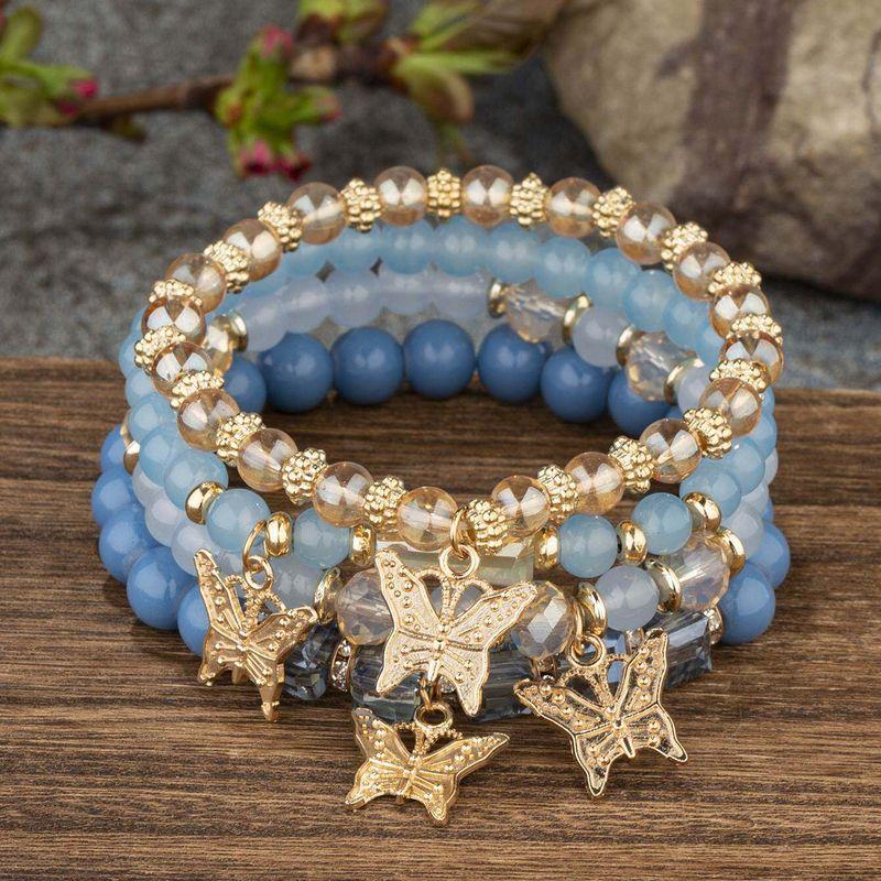 Multi-Layer Elastic Bracelet Fashion Wooden Bead