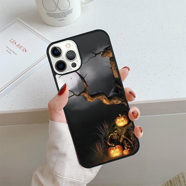 Halloween Night Phone Case For iPhone 17 Air 14 15 16 13 12 Cover For Apple 14 15 16 Pro Max 6S Plus Coque