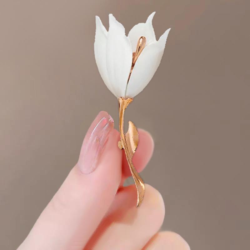 Wave Sunflower Diamond Brooch: Cute, High-End, Versatile Decorative Jewelry Pin