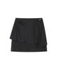 Miseki Seoul Sheer Layered Midi Skirt Black