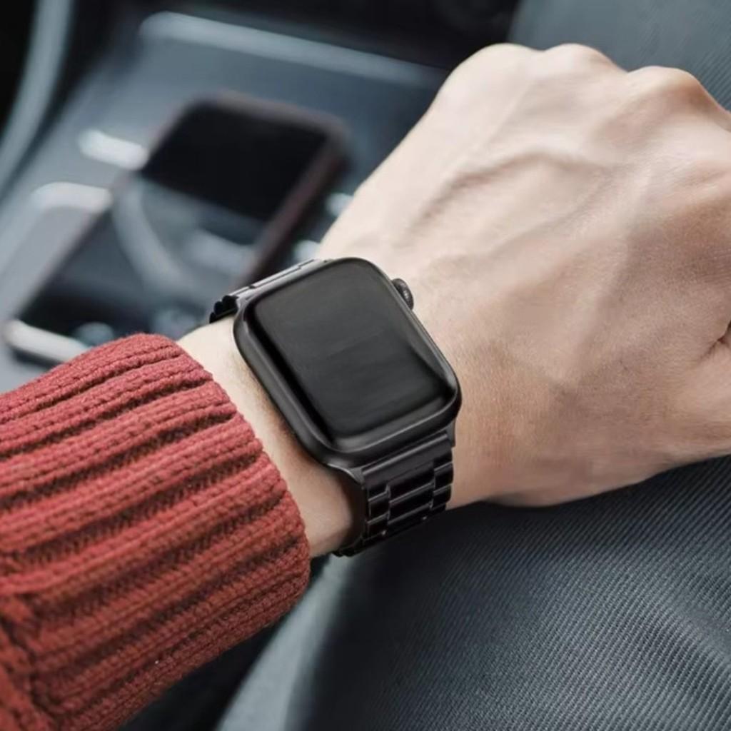 Glass Case+Metal Stainless Steel Strap For Apple Watch S11 S10 42mm 46mm 45mm 44mm 41mm 40mm iWatch Series 11 10 9 8 7 6 5 4 se