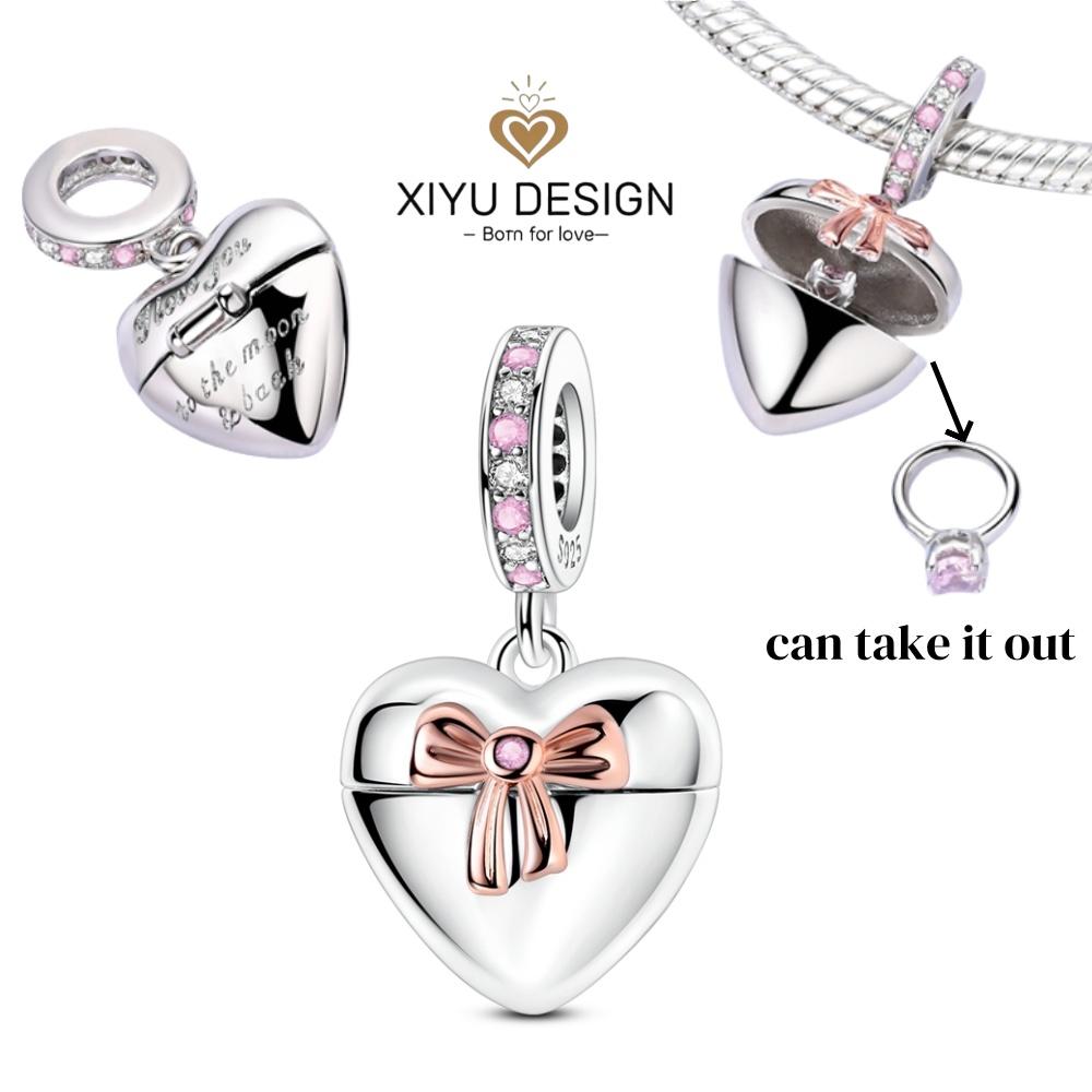 Splittable Mother Daughter Dangle Charm Bead Component Bead Components Compatible With Authentic Original Bracelet High Quality Fine Jewelry Designed