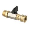 1/4" Quick Connector Power Washer Hose Switch Brass Ball Valve Hose Switch  Gardening