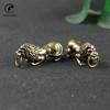 Retro Copper Lion Figurines Miniature Desktop Decoration Ornament Brass The King of Grassland Animal Statue Home Decor Accessory