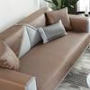 Ice Silk Sofa Cushion Summer Summer Non-Slip Summer Mat Four Seasons Universal Simple Modern Gray Leather Seat Cover Cover