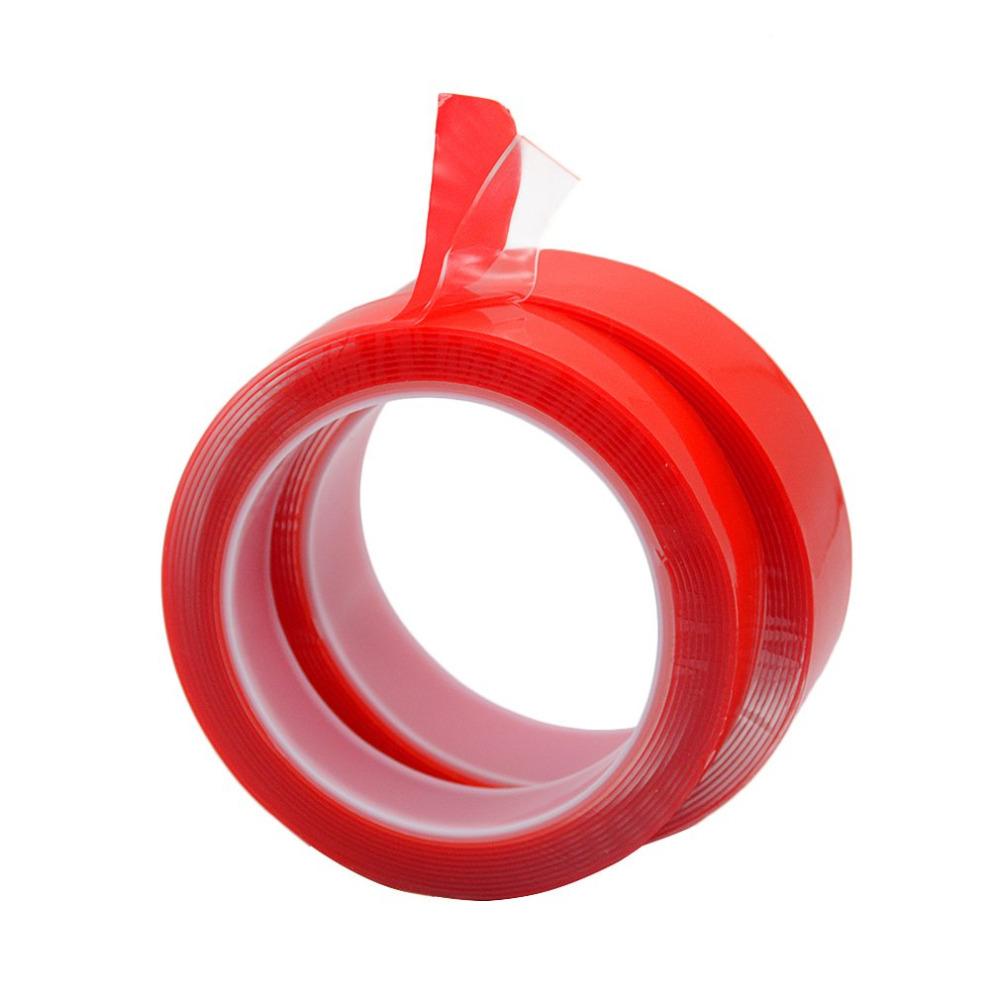 300cm High Strength Double Sided Adhesive Tape Acrylic Transparent No Traces Sticker for LED Strip Car Fixed Tablet Fixed