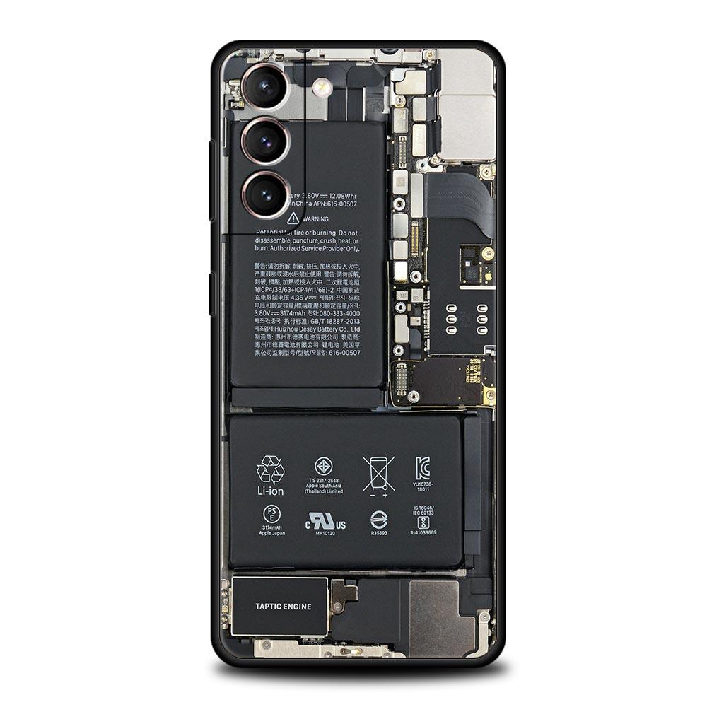 Main Circuit Board Pattern Phone Case Cover for Samsung Galaxy S26 S25 S24 S23 S22 S20 S21 FE Ultra S25 Edge Plus Soft TPU Shell