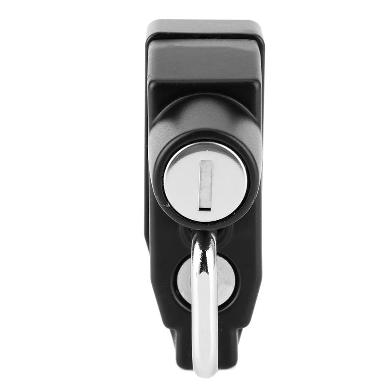 

Motorcycle Helmet Lock Anti Theft Weather Resistant High Strength Colorfast Strong Helmet Lock Metal for 22mm/0.9in Handlebar