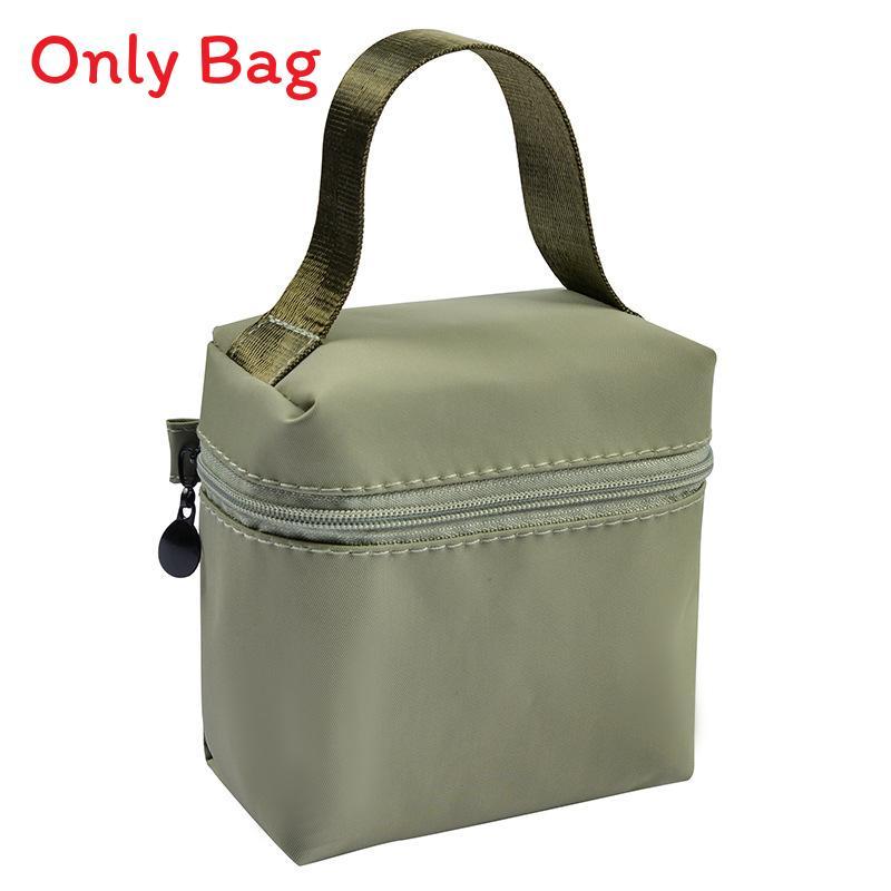 Compact Nylon Handheld Cosmetic Organizer With Multiple Pockets For Daily Use