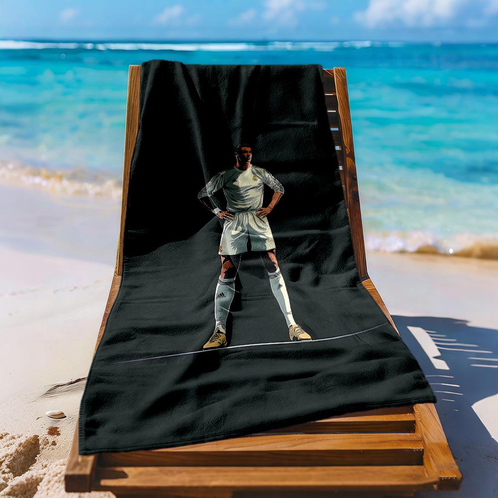 Cristiano Ronaldo Beach Towel High Absorbency Quickdry Comfortable Lightweight