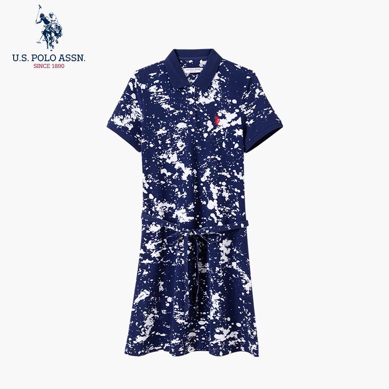 U.S. POLO ASSN. Women s Cotton Polo Dress M