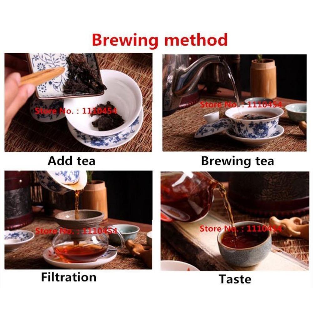 Yunnan gekochter Pu-erh-Tee-Kuchen 357 g Natürlicher reifer chinesischer Schwarztee