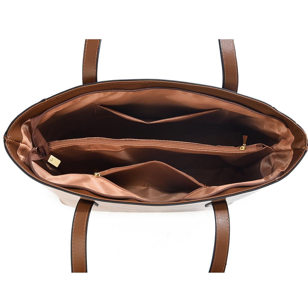 Tote bag texture simple shoulder messenger bag versatile women's atmosphere handbag