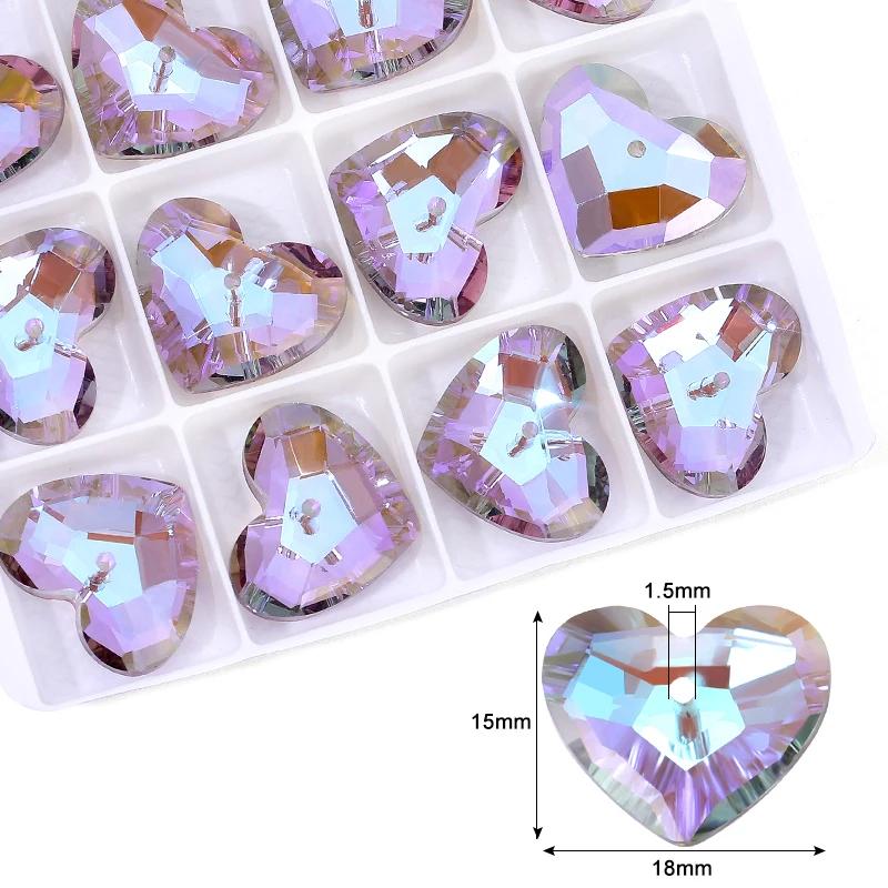 Charming Crystal Pendant Multi Shaped Rhinestone Pendant Crystal Jewelry Accessories Crafts Stone for Earrings Bracelet Making