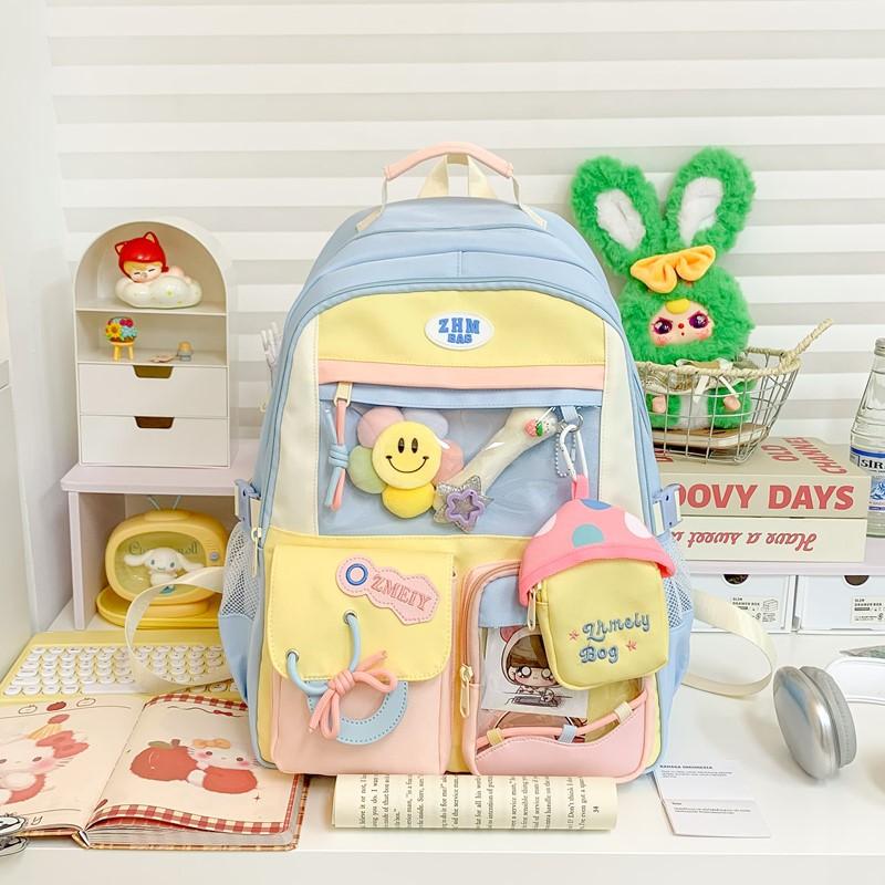 The Schoolbag Is High-value, the Mori Series Is Fresh and Cute Ins Style, and the Schoolbag Has a Large Capacity In the Early High School.