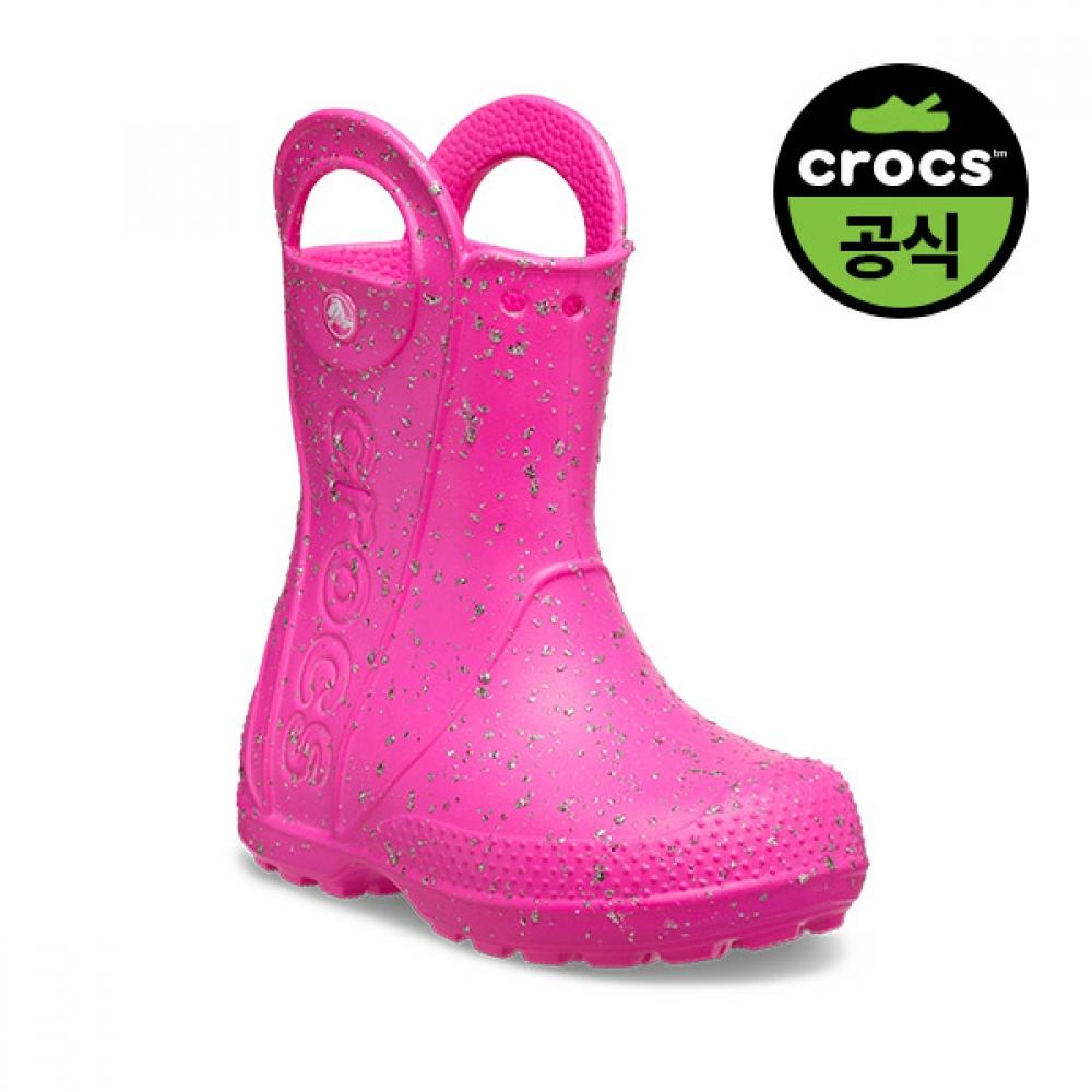 [Crocs Shoes] Crocs Official Kids Handle It glItter Rain Boot K Pcr  24sKbt210391 