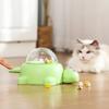 Plastic Rotating Pet Bowl For Dog  Featuring Treat Dispensing  Animal Feeder Toy Training Design