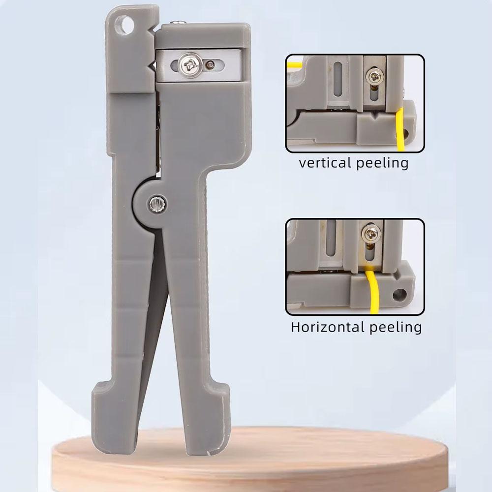 1/3pcs 45-162 45-163 45-165 Fiber Cable Ribbon Stripper Adjustable Cable Slitter For 0~3.2mm/3.2~5.6mm/4.8~7.9mm Manual Tools