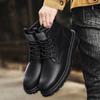 Handsome Stylish Men's Autumn Winter Work Boots Hightop Walking Shoes Hightcut Male Students Spring Chelsea Boots
