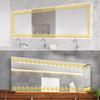 50Pcs Gold Mirror Stickers Wall Stickers Removable Peel and Stick Backsplash for Kitchen Room Decor Aesthetic Ceiling Decorations for Bedroom