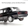 1:18 Russia LADA 2107 NIVA Alloy Diecast Models Toy Car 6 Doors Opened Sound Light Pull Back Vehice Collect Gift Children's Toys