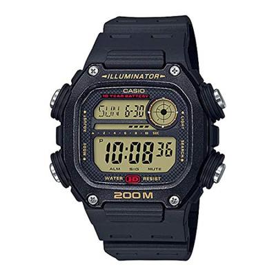 Relógio Casio Standard DW-291H-9A Barato Casio Digital Data Preto
